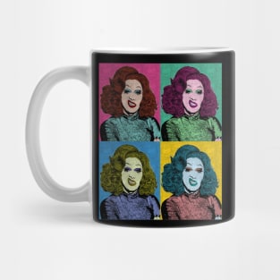 Jinkx Monsoon Chritmas Holiday 80s Pop Art Style Mug